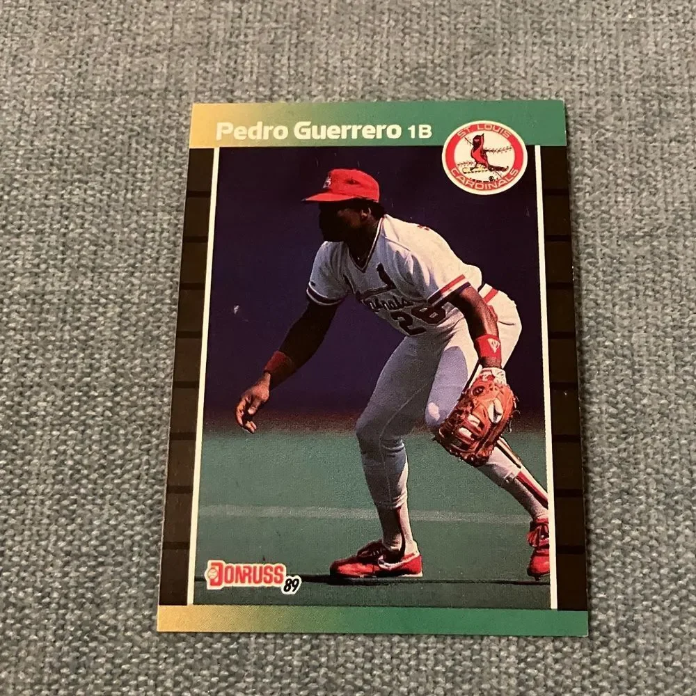 1989 Donruss St. Louis Cardinals Baseball Card Trading Card